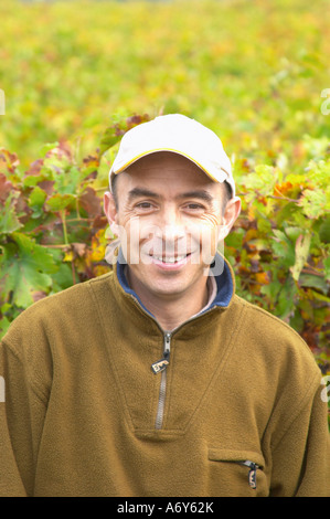 Sylvain Fadat Domaine d'Aupilhac. Montpeyroux. Languedoc. Owner winemaker. France. Europe. Stock Photo