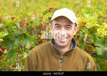 Sylvain Fadat Domaine d'Aupilhac. Montpeyroux. Languedoc. Owner winemaker. France. Europe. Stock Photo