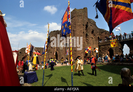 goodrich castle herefordshire  Richard 'Strongbow Stock Photo