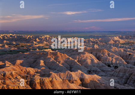 sage creek overlook badlands basin national sunset alamy dakota south park