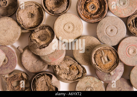 Rusty projectile Stock Photo