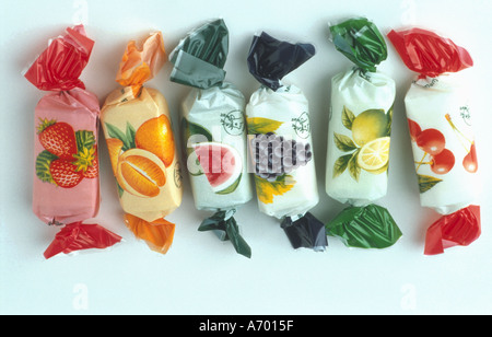 food sweets bonbons fruitbonbons Stock Photo