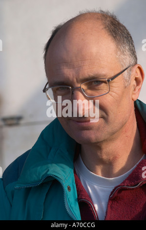 Bernard Bellahsen. Domaine Fontedicto, Caux. Pezenas region. Languedoc. Owner winemaker. France. Europe. Stock Photo