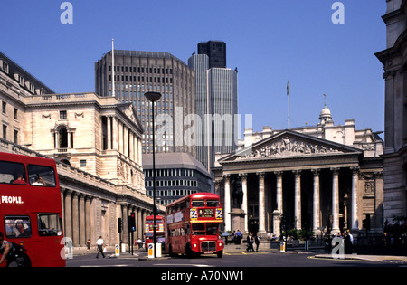 The Royal Exchange City  Stock Bank Banking London Stock Photo