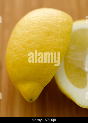 Lemons on wooden board - high end Hasselblad 61mb digital image Stock Photo