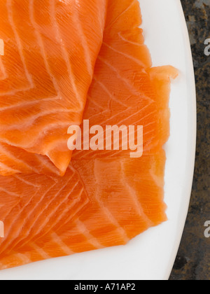 Smoked salmon - high end Hasselblad 61mb digital image Stock Photo