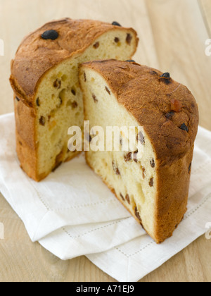Panettone cake shot with Hasselblad medium format digital Stock Photo