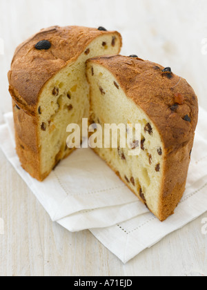 Panettone cake shot with Hasselblad medium format digital Stock Photo