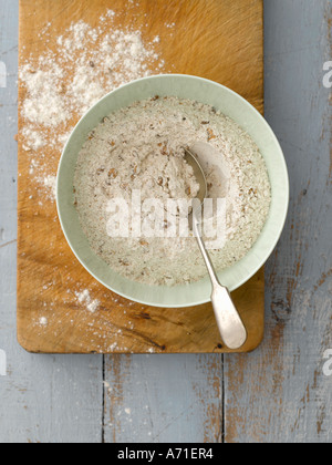 Wholemeal flour - high end Hasselblad 61mb digital image Stock Photo