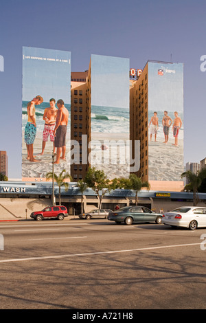 Building near Figueroa Street  Los Angeles California United States of America Stock Photo