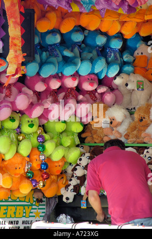 Stuffed Animal Carnival Prizes Stock Photo - Alamy