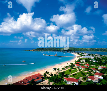 Sandy Ground Beach In Anguilla Caribbean Stock Photo Alamy