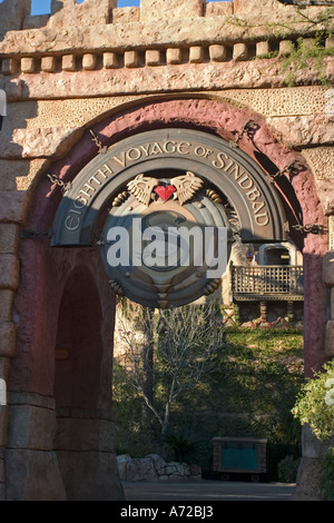 Entrance to Eighth Voyage of Sinbad stunt show Islands of Adventure Universal Orlando Resort Orlando Florida Stock Photo