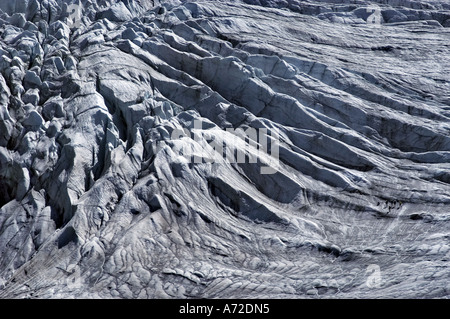 Moiry glacier in the swiss alps Stock Photo