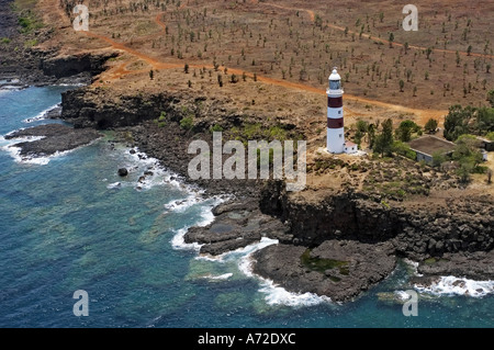 aerial view of Albion lighthouse Stock Photo