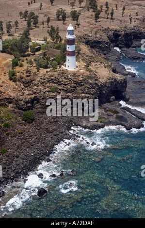 aerial view of Albion lighthouse Stock Photo