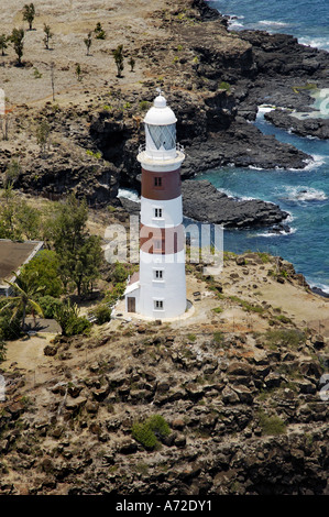 aerial view of Albion lighthouse Stock Photo