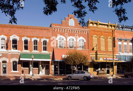 Dutch architecture in downtown Pella IA Stock Photo