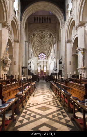 Interior of Christ Church College Cathedral Oxford 2 Stock Photo