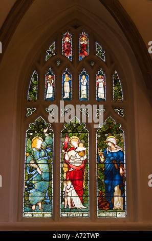stained glass window collage