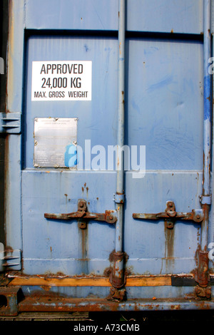 rusting transportation shipping container Stock Photo - Alamy