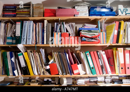 Shelf at home office Stock Photo