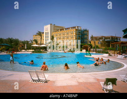 Hotel Aida Verdi in Hurgarda Egypt Stock Photo