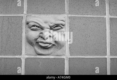 Funny Face Architectural detail humour Stock Photo