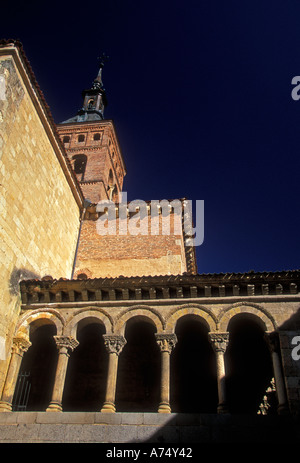Iglesia de San Martin, San Martin Church, Roman Catholic church, Plaza de Medina del Campo, Segovia, Segovia Province, Castile and Leon, Spain Stock Photo