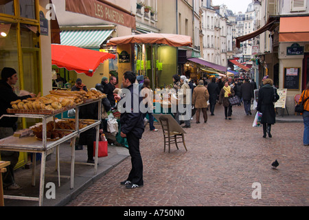 Boulangerie Marché Mouffetard on Rue Mouffetard Paris France Stock Photo