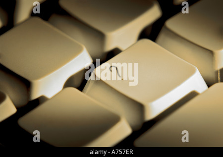 Computer keyboard Question Mark Stock Photo