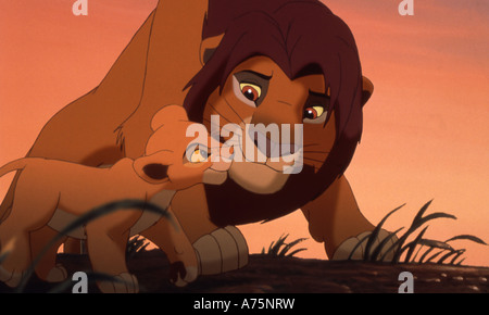 THE LION KING - 1994 Buena Vista/Disney film - editorial use only Stock Photo