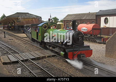 steam locomotive river irt ravenglass and eskdale railway cumbria ...