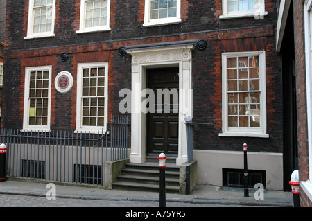 Dr Samuel Johnson,s House off Fleet Street London Stock Photo