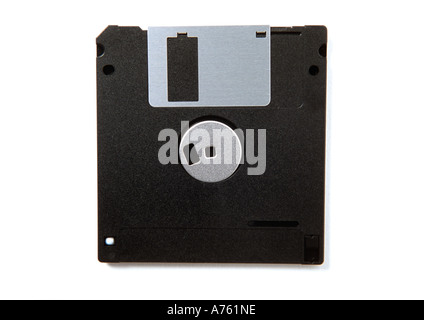 Floppy disk on white background Stock Photo