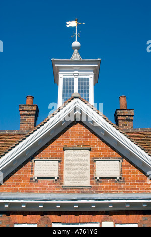 Abingdon, Oxfordshire, England. Twitty's Hospital and Almshouses near St Helen's Church Stock Photo