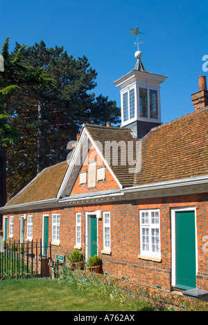 Abingdon, Oxfordshire, England. Twitty's Hospital and Almshouses near St Helen's Church Stock Photo