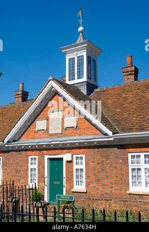 Abingdon, Oxfordshire, England. Twitty's Hospital and Almshouses near St Helen's Church Stock Photo