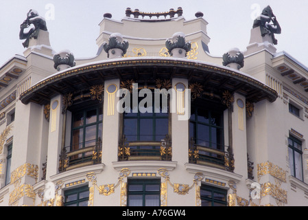 Medallion House, Vienna Stock Photo