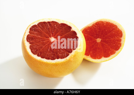 Sliced grapefruit Stock Photo