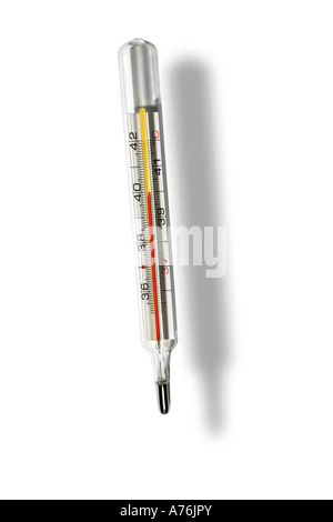 Clinical thermometer, close-up Stock Photo