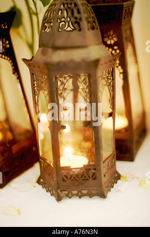 Arabian hand lamps, close-up Stock Photo