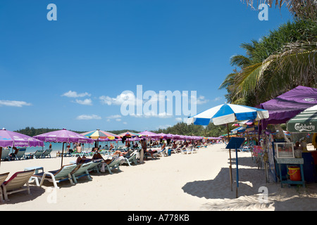 Beach Snack Bar/Stall on Kata Beach, Phuket ,Thailand Stock Photo