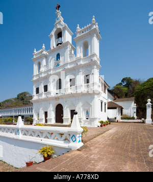 Baroque Church of Our Lady of the Immaculate Conception, Panaji or Panjim ( the Goan capital city), Goa, India Stock Photo