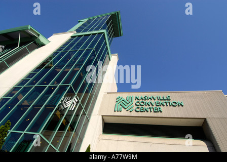 Nashville Convention Center on Broadway Street Nashville Tennessee TN Tenn US USA United States of America American Music City Stock Photo