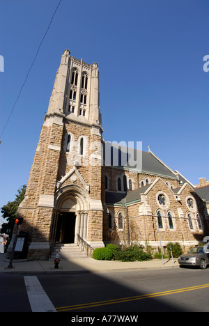 Christ Church Cathedral Church Gothic Nashville Tennessee TN Tenn US USA United States of America American Music City Stock Photo