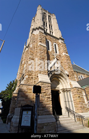 Christ Church Cathedral Church Gothic Nashville Tennessee TN Tenn US USA United States of America American Music City Stock Photo