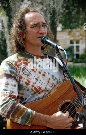 Musician at Sunday Market Orlando Florida US Eola Park Stock Photo - Alamy