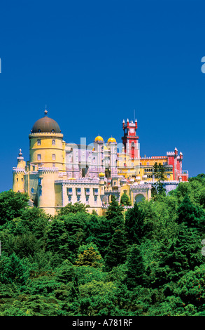 Palace Palacio da Pena, Sintra, Portugal Stock Photo