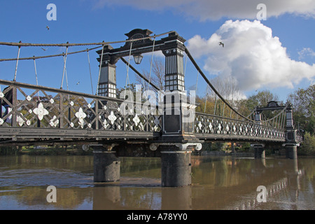The Ferry Bridge over the River Trent, Stapenhill, Burton upon Trent, Staffordshire, England Stock Photo